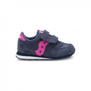 Saucony Baby Jazz Hook & Loop Little Kids' Sneakers Navy | Jeddah AVUCD