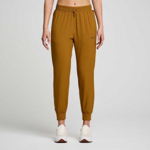 Saucony Boston Woven Women's Jogger Brown | Jeddah MGCPZ