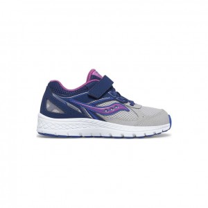 Saucony Cohesion 14 A/C Big Kids' Sneakers Navy / Grey | KSA EHWRF