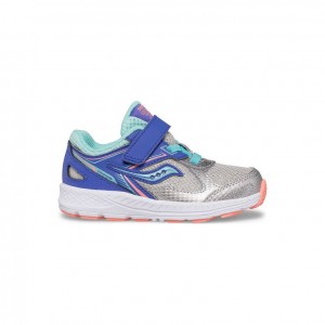 Saucony Cohesion 14 A/C Jr. Little Kids' Sneakers Blue / Silver | Riyadh BFDVK