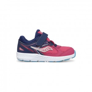 Saucony Cohesion 14 A/C Jr. Little Kids' Sneakers Pink / Navy | Jeddah VYIGM