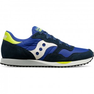 Saucony DXN Men's Sneakers Blue / White / Light Green | Riyadh VXNYR