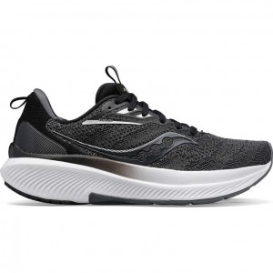 Saucony Echelon 9 Men's Wide Running Shoes Black | Jeddah LHKGO