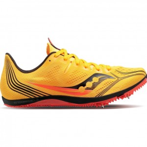 Saucony Endorphin 3 Men's Spikes Yellow | KSA ELJVI