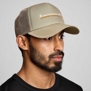 Saucony Foamie Men's Trucker Hats Olive | KSA LYJBT