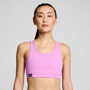 Saucony Fortify Women's Bra Purple | Jeddah POFJI