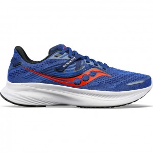 Saucony Guide 16 Men's Running Shoes Blue | Riyadh HMVNS