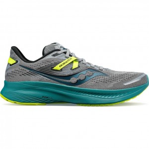 Saucony Guide 16 Men's Running Shoes Grey / Turquoise | Jeddah ATOCU