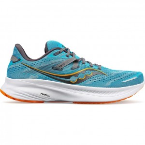 Saucony Guide 16 Men's Running Shoes Turquoise | Riyadh AHQOK