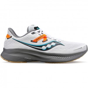 Saucony Guide 16 Men's Running Shoes White | Riyadh LQBAI