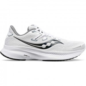 Saucony Guide 16 Men's Running Shoes White | Jeddah HTLMD