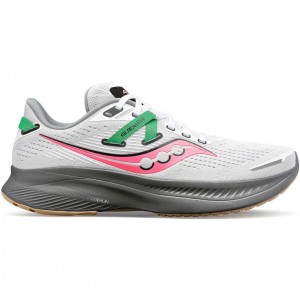 Saucony Guide 16 Women's Running Shoes White | Jeddah YABQZ