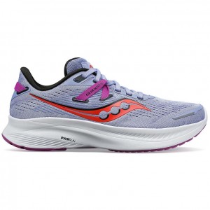 Saucony Guide 16 Women's Wide Running Shoes Purple | KSA HNRYI