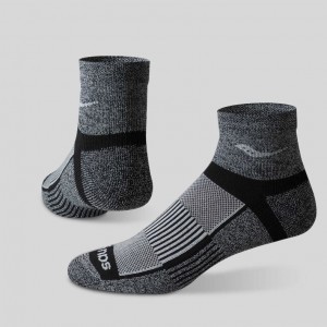 Saucony Inferno Quarter 3-Pack Women's Socks Grey | Jeddah YMZDT