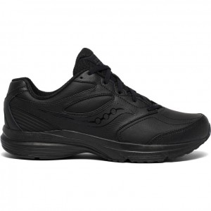 Saucony Integrity Walker 3 Men's Wide Running Shoes Black | KSA EKJZH