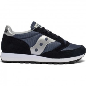 Saucony Jazz 81 Men's Sneakers Navy / Silver | KSA NPMTO