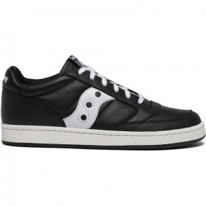 Saucony Jazz Court Men's Sneakers Black / White | KSA WZPJN