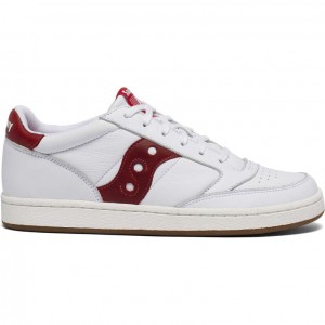 Saucony Jazz Court Men's Sneakers White / Red | KSA JDZSA