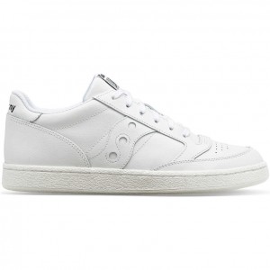 Saucony Jazz Court PU Women's Sneakers White | Jeddah QVPGO