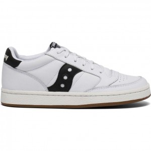 Saucony Jazz Court Women's Sneakers White / Black | Riyadh TONBK