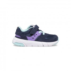 Saucony Jazz Lite 2.0 Little Kids' Sneakers Navy / Purple | Jeddah QECXL