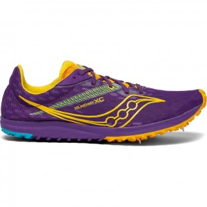 Saucony Kilkenny XC9 Women's Spikes Purple | Riyadh ZSFQA