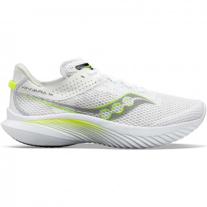 Saucony Kinvara 14 Men's Running Shoes White | Jeddah JIUNV