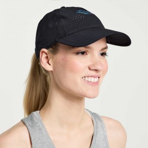 Saucony Outpace Petite Women's Hat Black | KSA DNTHM