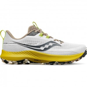 Saucony Peregrine 13 Men's Trail Running Shoes White | KSA VTQKZ