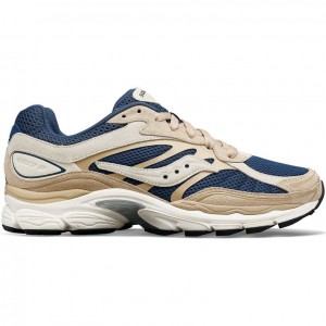 Saucony ProGrid Omni 9 Premium Men's Sneakers Beige / Blue | Riyadh UIHLQ