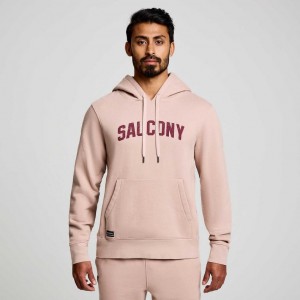 Saucony Recovery Men's Hoodie Pink | Jeddah SJCNG