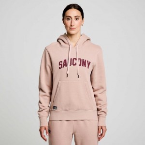 Saucony Recovery Women's Hoodie Pink | Jeddah VATRP