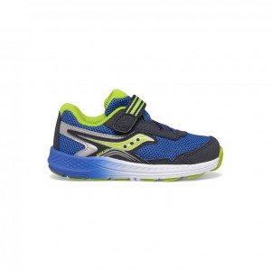 Saucony Ride 10 Jr. Big Kids' Sneakers Navy / Green | Jeddah SANDO