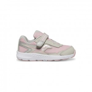 Saucony Ride 10 Jr. Little Kids' Sneakers Pink / Grey | Jeddah NREWF