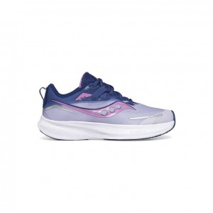 Saucony Ride 15 Big Kids' Sneakers Purple / Indigo | KSA SZCRP