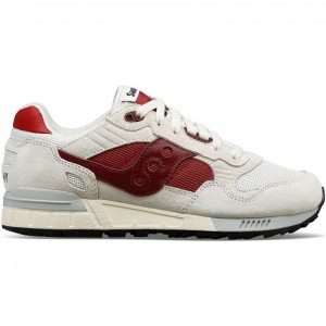 Saucony Shadow 5000 Men's Sneakers White / Red | Jeddah PSOVM