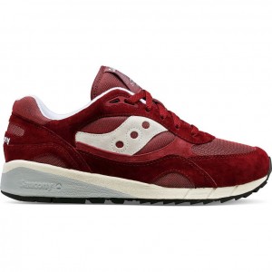 Saucony Shadow 6000 Men's Sneakers Burgundy | KSA XIKWV