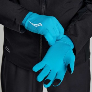 Saucony Solstice Men's Gloves Turquoise | Jeddah ZNQTD