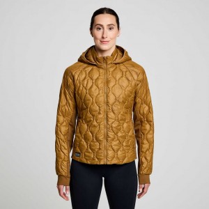 Saucony Solstice Oysterpuff Women's Jacket Brown | KSA XSUKF