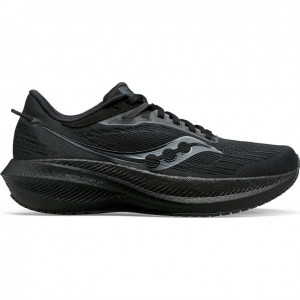 Saucony Triumph 21 Men's Running Shoes Black | Jeddah XCSVH