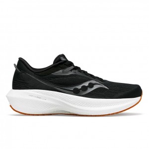 Saucony Triumph 21 Men's Running Shoes Black | Riyadh QVEOB