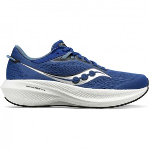 Saucony Triumph 21 Men's Running Shoes Indigo | Jeddah GEHSU