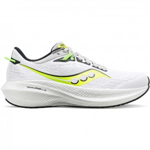 Saucony Triumph 21 Men's Running Shoes White | KSA NXMUW