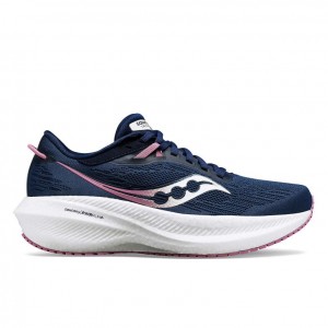 Saucony Triumph 21 Women's Running Shoes Navy | KSA TXSAH