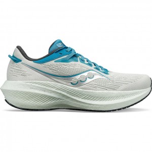 Saucony Triumph 21 Women's Running Shoes White | Riyadh CONLE