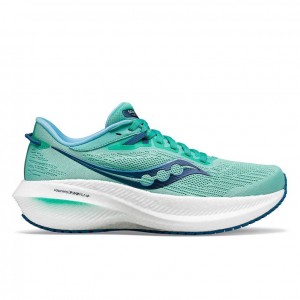 Saucony Triumph 21 Women's Running Shoes Turquoise | Jeddah JCYGE