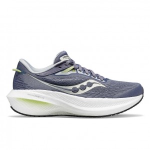 Saucony Triumph 21 Women's Running Shoes Blue | Riyadh KRFCZ