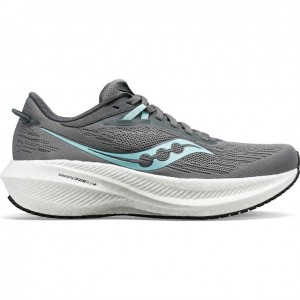 Saucony Triumph 21 Women's Running Shoes Grey | Jeddah UKBZQ