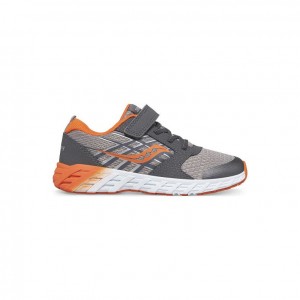 Saucony Wind 2.0 A/C Big Kids' Sneakers Grey | KSA CQEUJ