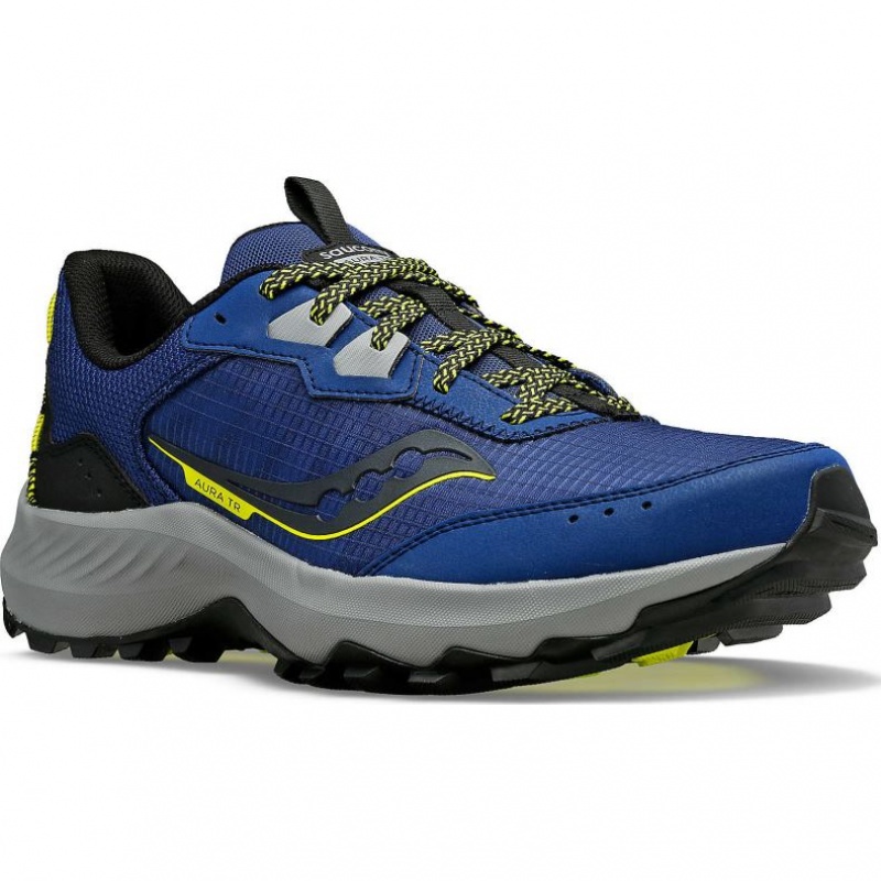 Saucony Aura TR Men's Trail Running Shoes Indigo | KSA MZAJB